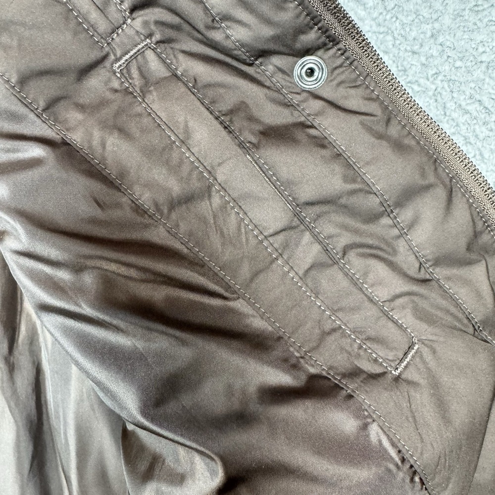 Eddie Bauer Vest Womens Large Brown EB700 Premium Goose Down Puffer Quilted - Picture 8 of 16
